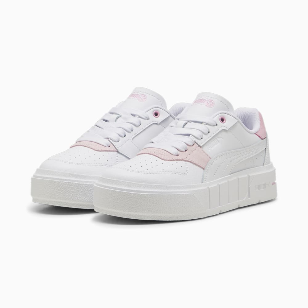 Puma Cali Court Match Big Kids Sneakers - White-Pink Lilac