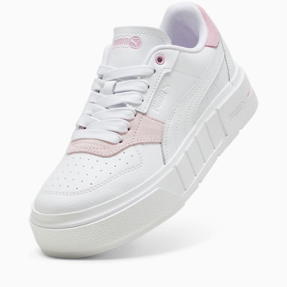 Puma Cali Court Match Big Kids Sneakers - White-Pink Lilac