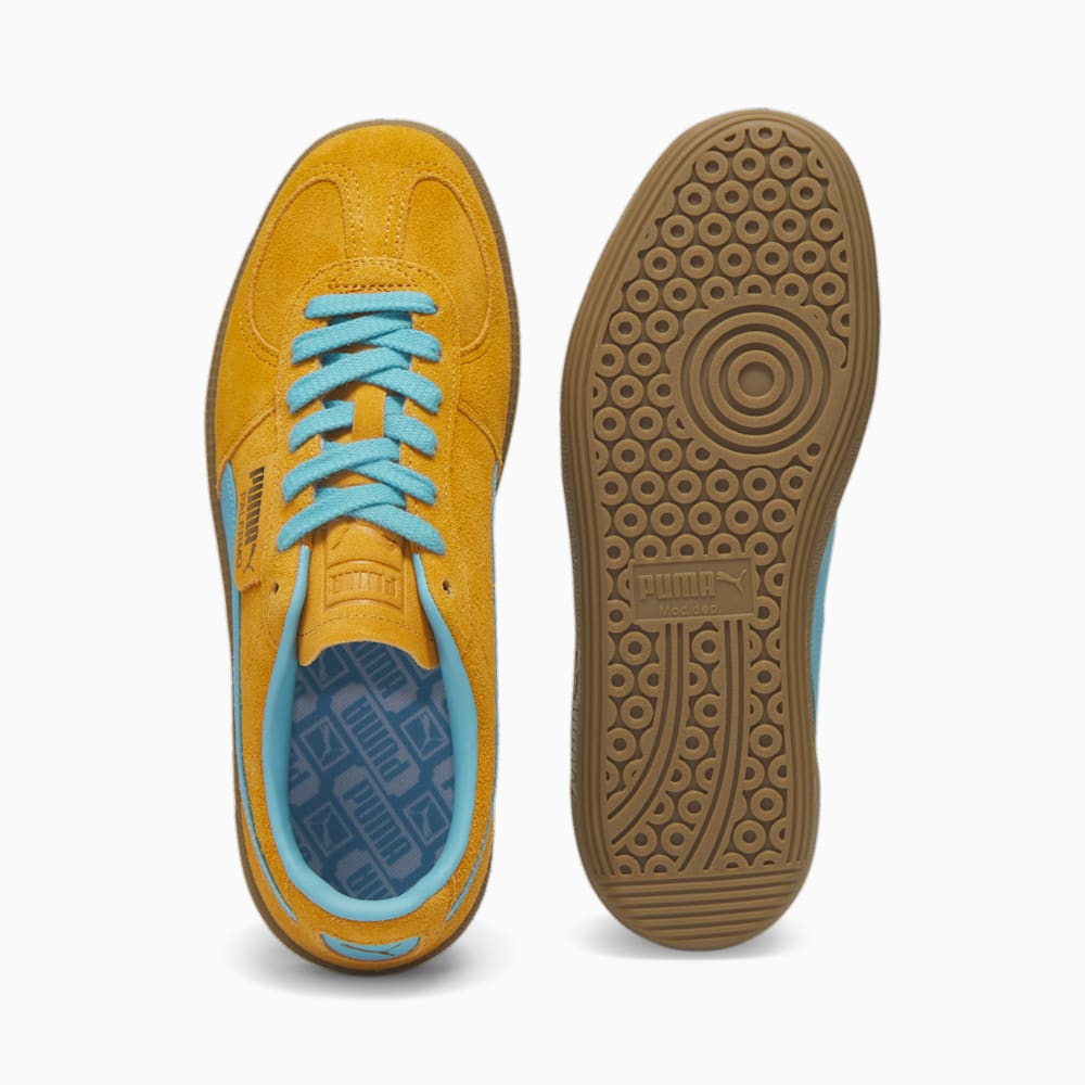 Puma Palermo Sneakers - Dark Cheddar-Bright Aqua-Gold