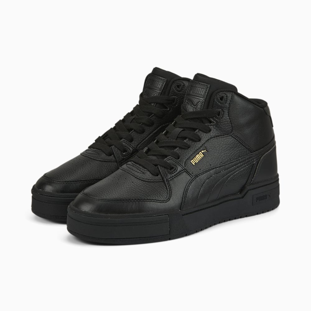 Puma CA Pro Mid Sneakers - Black-Team Gold