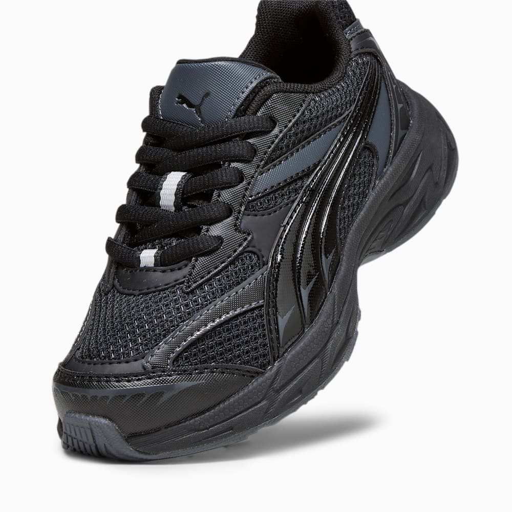 Puma Morphic Basic Little Kids Sneakers - Black-Strong Gray