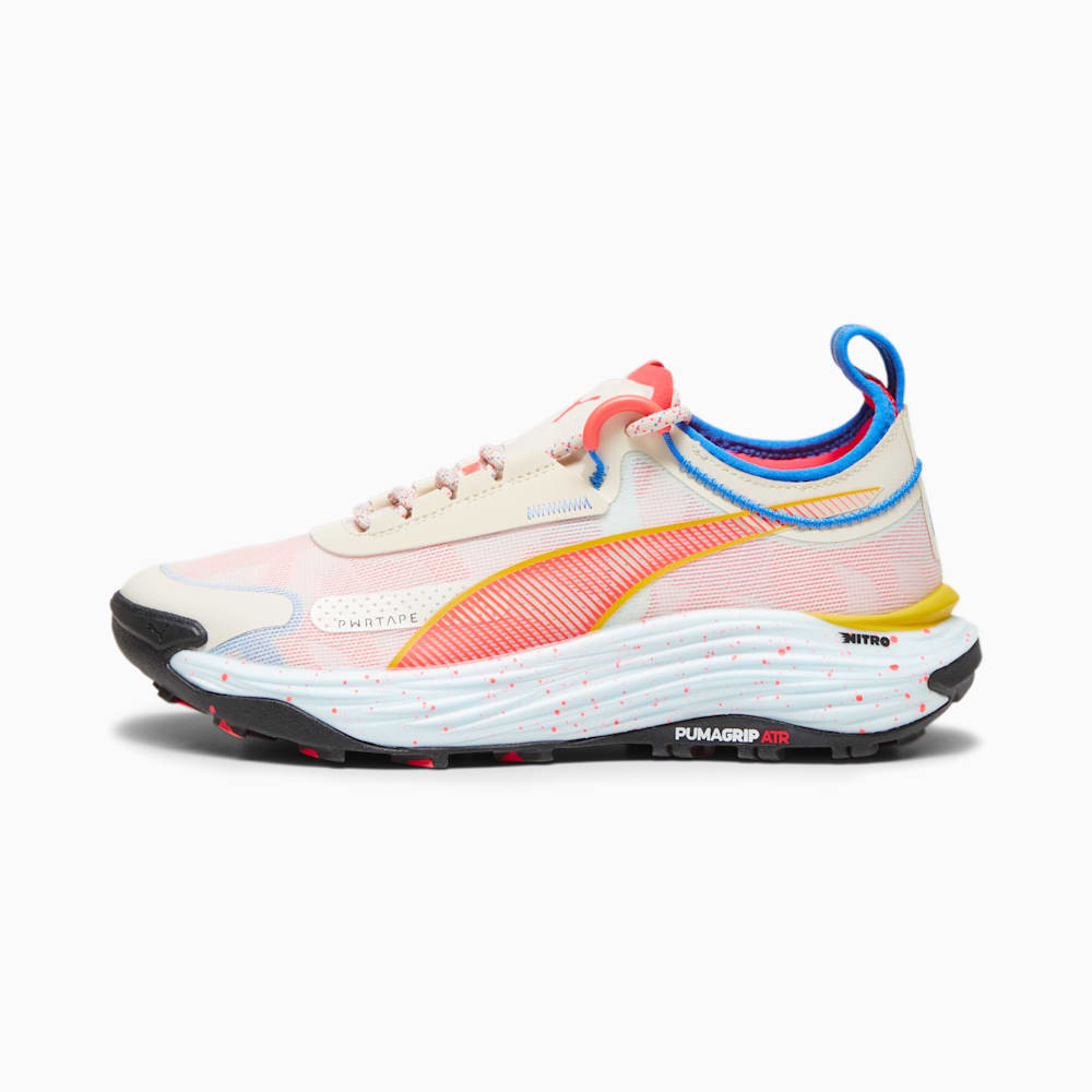 Puma SEASONS Voyage NITRO™ 3 Running Shoes - Alpine Snow-Ultra Blue-Yellow Burst