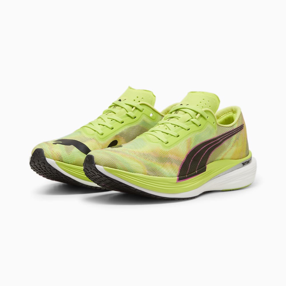 Puma Deviate NITRO™ Elite 2 Running Shoes - Lime Pow-Black-Poison Pink