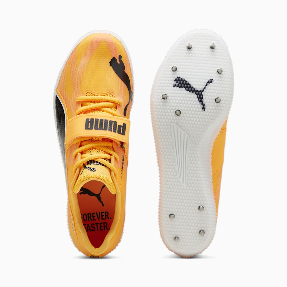 Puma evoSPEED High Jump 11 Ultraweave Track Spikes - Sun Stream-Sunset Glow-Black