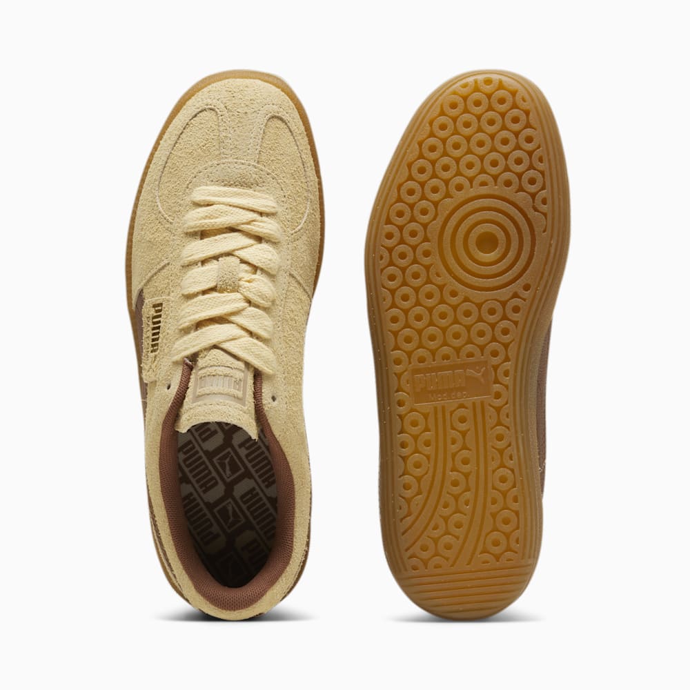 Puma Palermo Hairy Sneakers - Chamomile-Brown Mushroom