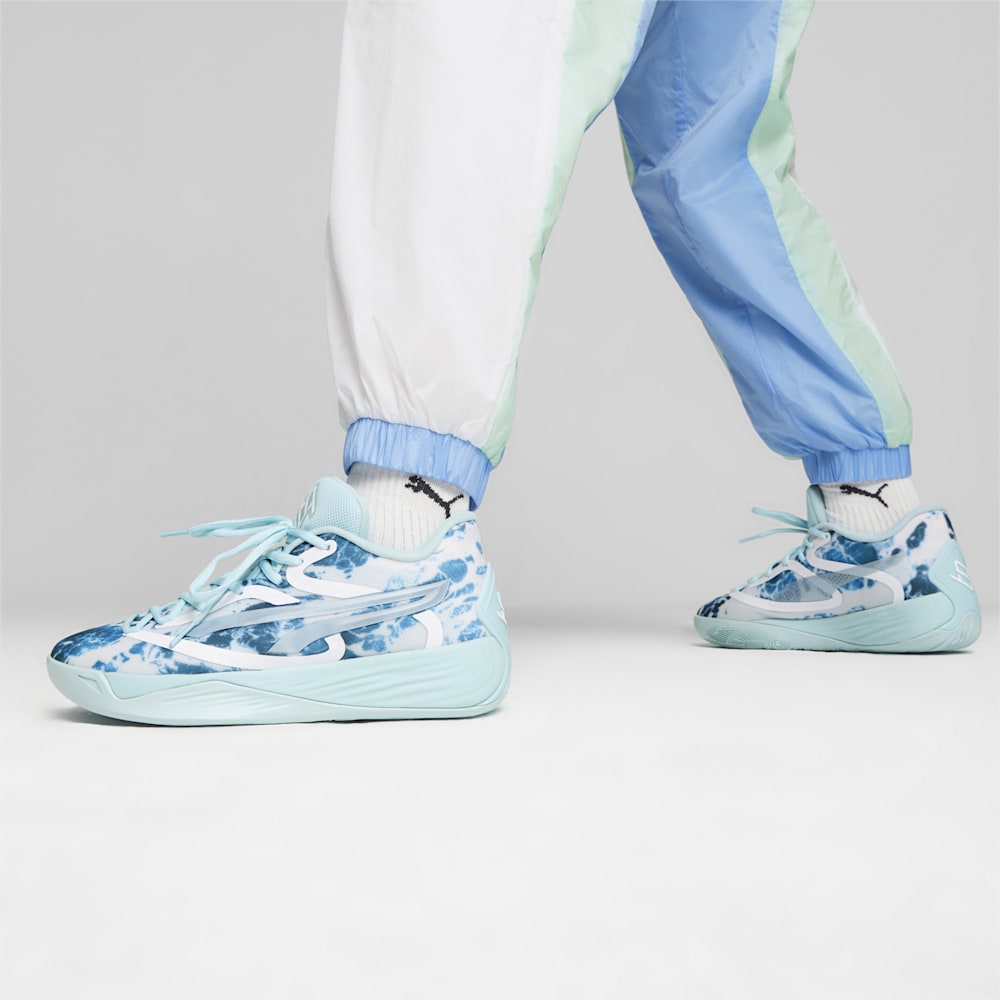 Puma STEWIE x WATER Stewie 2 Basketball Shoes - Light Aqua-White