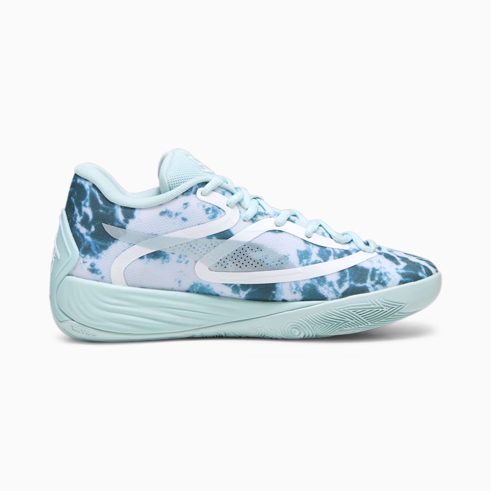 Puma STEWIE x WATER Stewie 2 Basketball Shoes - Light Aqua-White