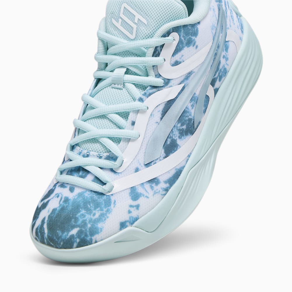 Puma STEWIE x WATER Stewie 2 Basketball Shoes - Light Aqua-White