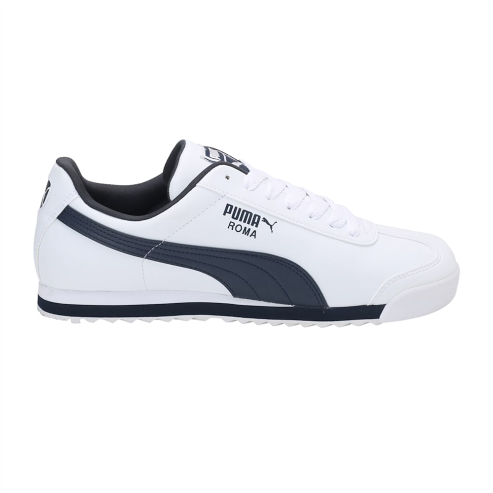 Puma Roma Basic Sneakers - white-new navy