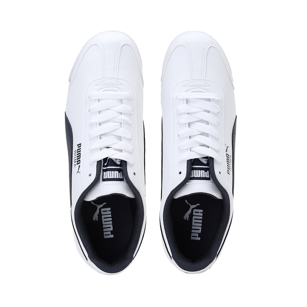 Puma Roma Basic Sneakers - white-new navy