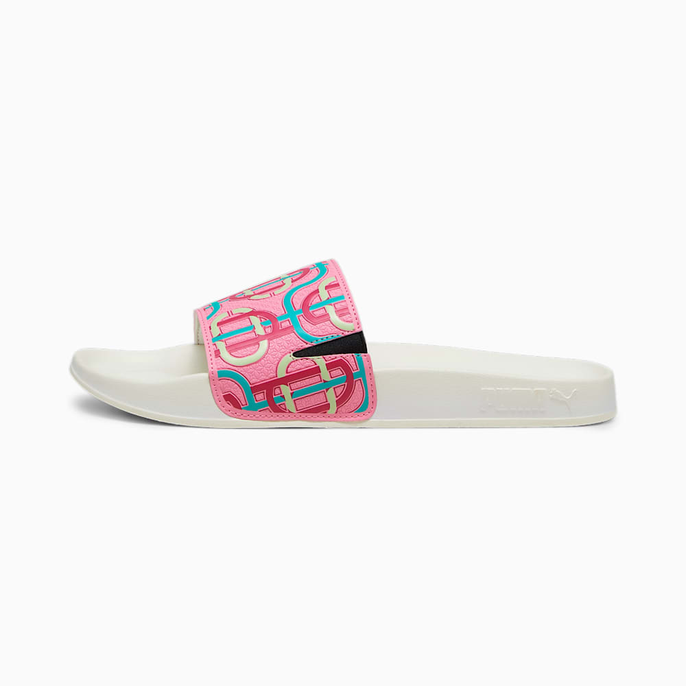 Puma x PALM TREE CREW Leadcat 2.0 Slides - Strawberry Burst-Pinktastic-Spectra Green-Warm White