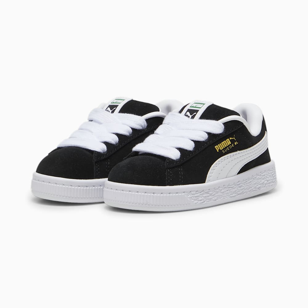 Puma Suede XL Toddlers' Sneakers - Black-White