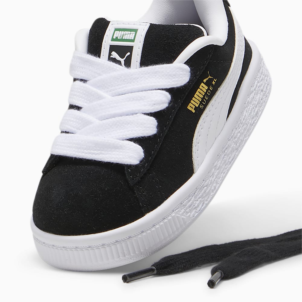 Puma Suede XL Toddlers' Sneakers - Black-White