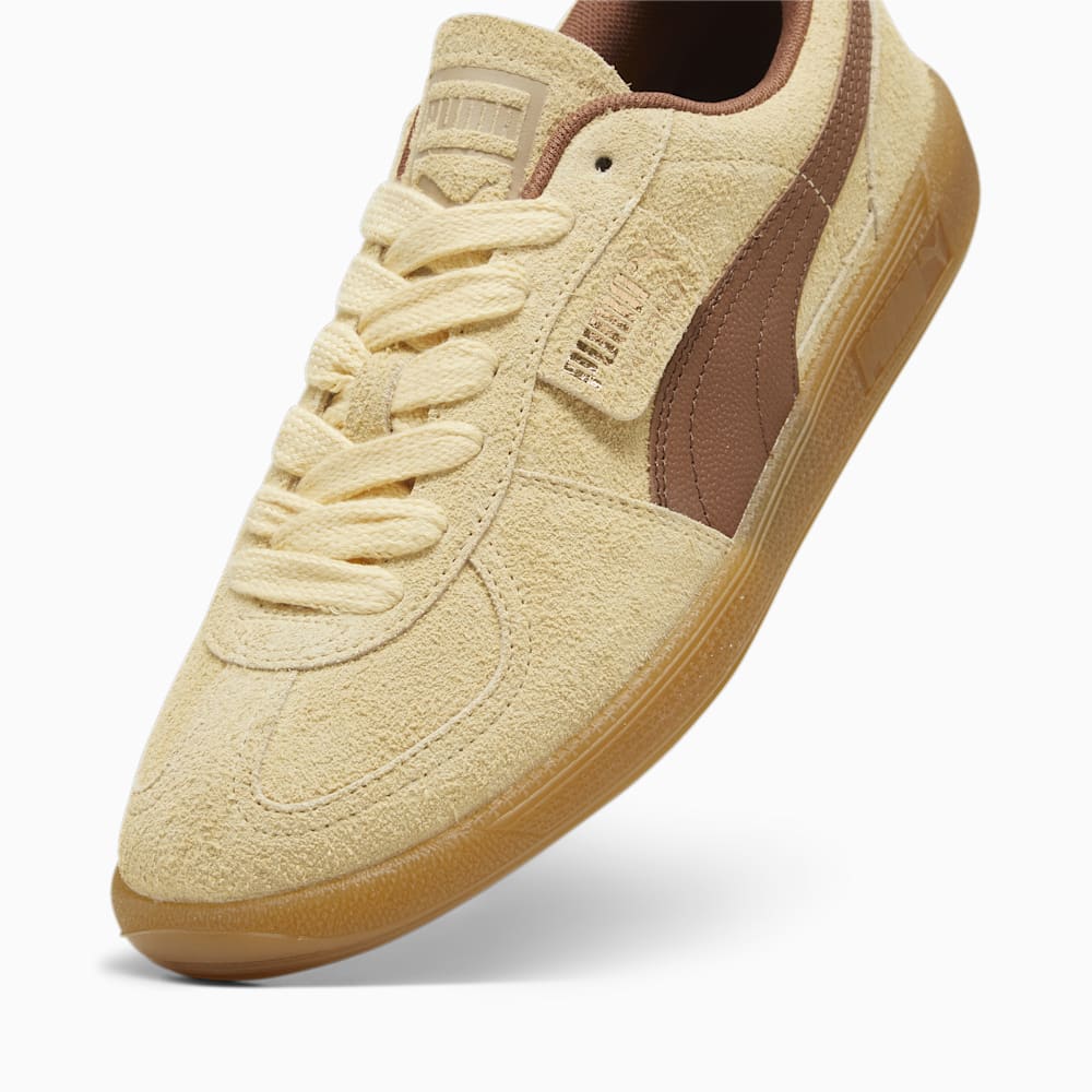 Puma Palermo Hairy Sneakers - Chamomile-Brown Mushroom