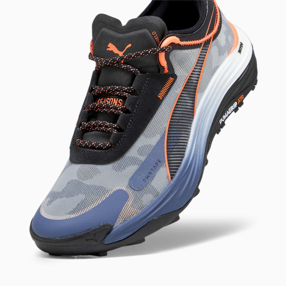 Puma SEASONS Voyage NITRO™ 3 Running Shoes - Inky Blue-Black-Neon Sun