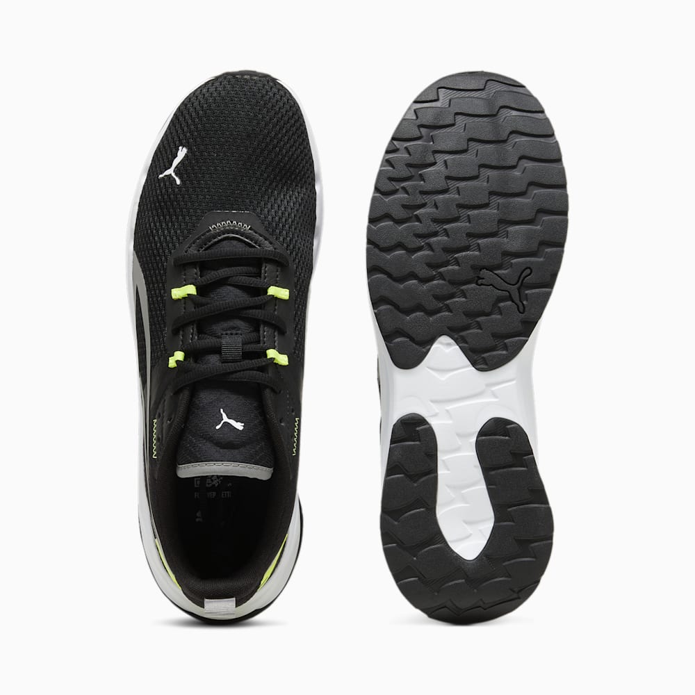 Puma Stride Sneakers - Black-Stormy Slate-Electric Lime