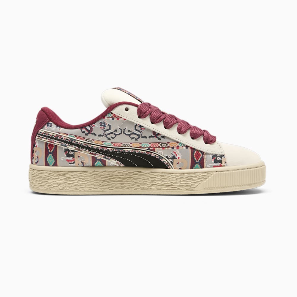 Puma Suede XL BZ - Warm White-Black-Team Regal Red-Putty