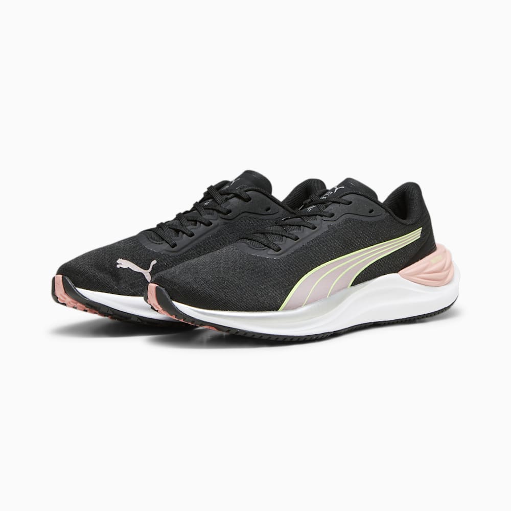 Puma Electrify NITRO™ 3 Running Shoes - Black-Peach Smoothie-Speed Green