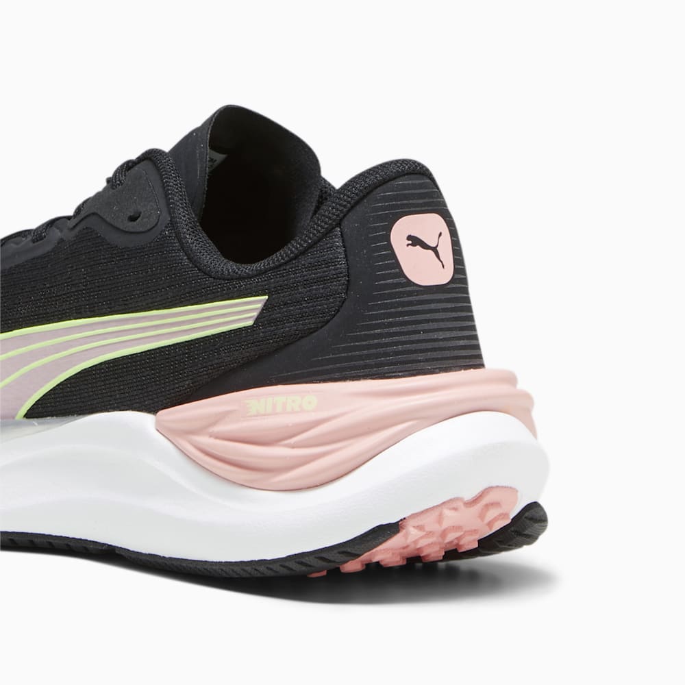 Puma Electrify NITRO™ 3 Running Shoes - Black-Peach Smoothie-Speed Green