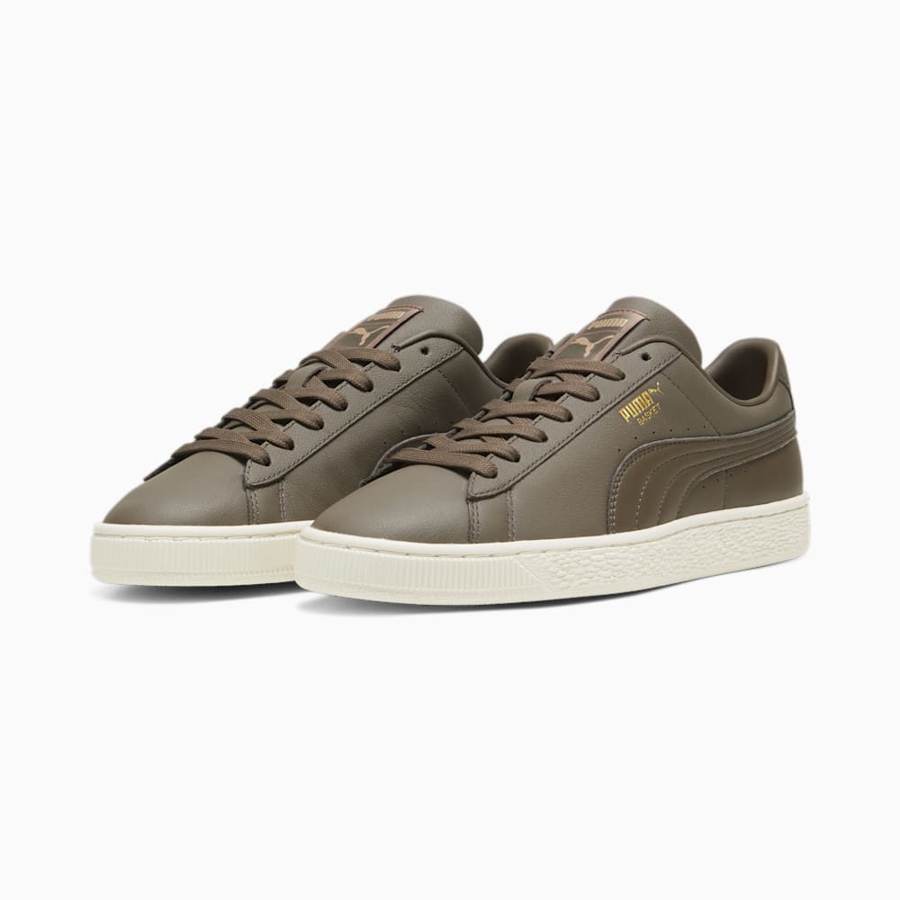 Puma Basket Classic XXI Sneakers - Chocolate-Chocolate-Gold