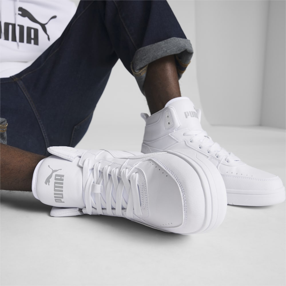 Puma Rebound Joy Wide Sneakers - White-White-Limestone