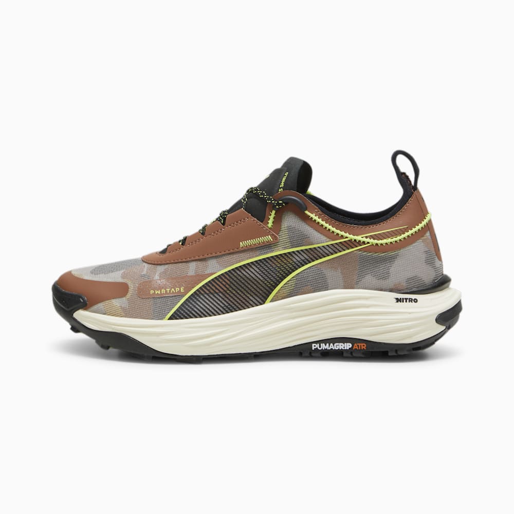 Puma SEASONS Voyage NITRO™ 3 Running Shoes - Brown Mushroom-Black