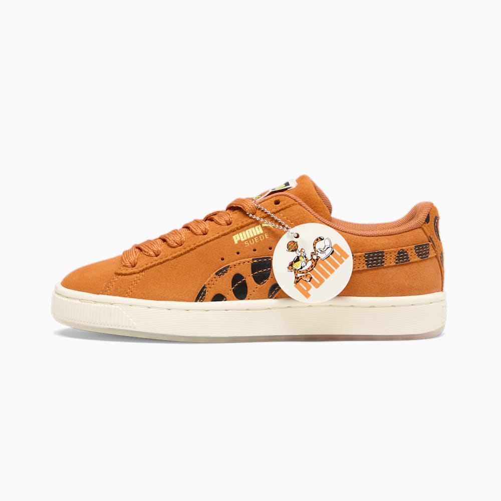 Puma PUMA x CHEETOS® Suede Big Kids Sneakers - Rickie Orange-For All Time Red-Warm White