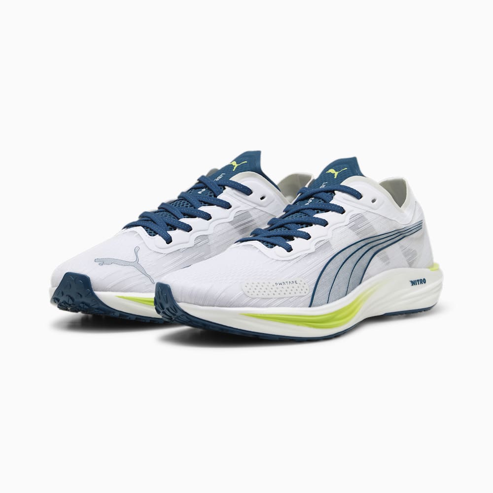 Puma Liberate NITRO™ 2 Running Shoes - White-Ocean Tropic-Lime Pow