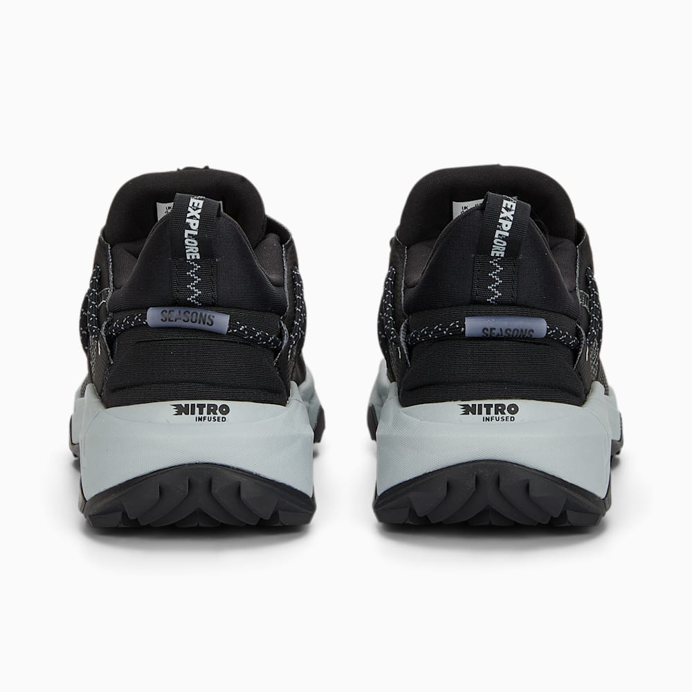 Puma SEASONS Explore NITRO™ Hiking Shoes - Black-Platinum Gray