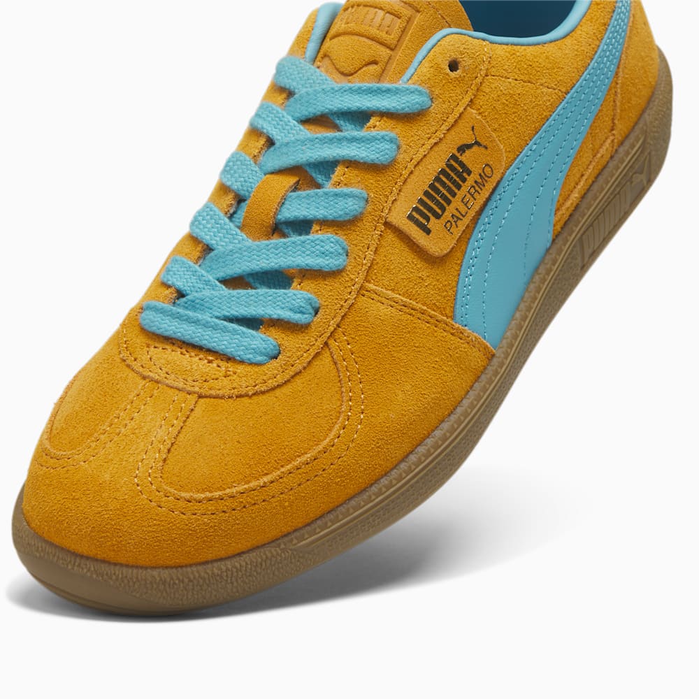 Puma Palermo Sneakers - Dark Cheddar-Bright Aqua-Gold