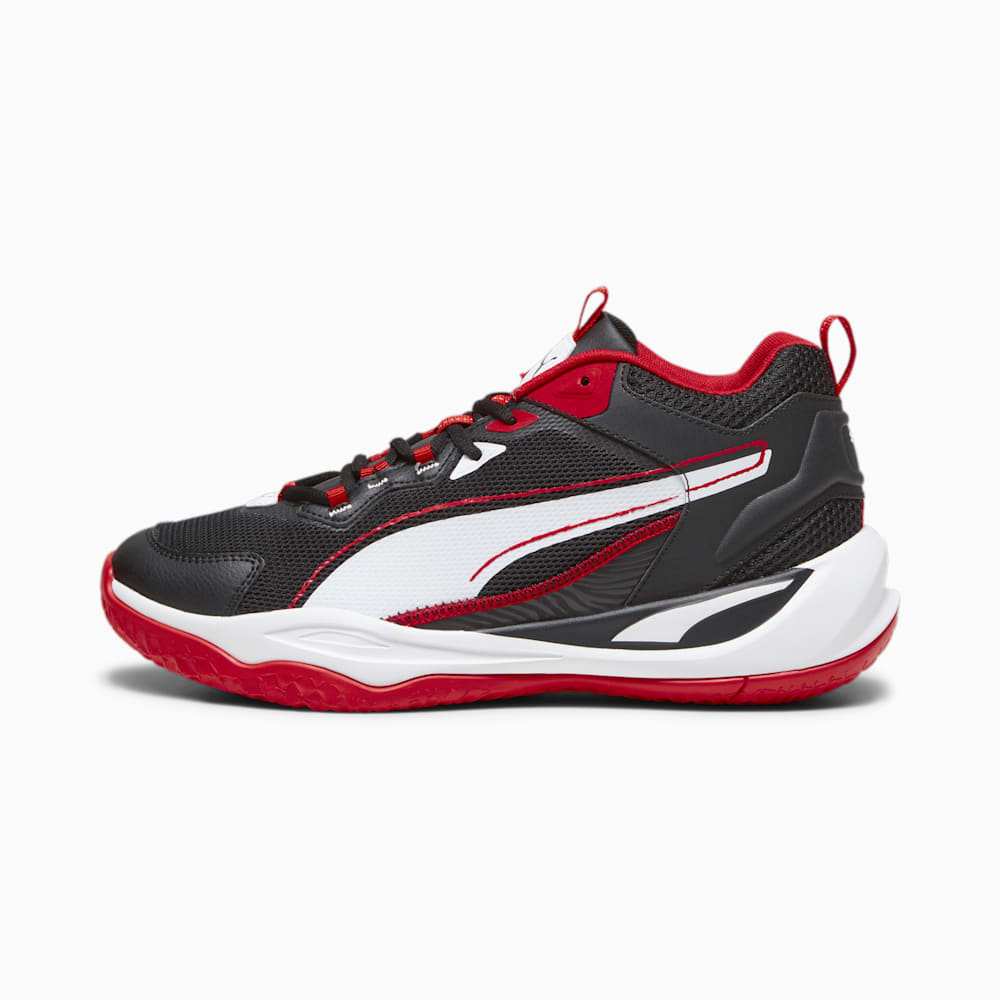 Puma Playmaker Sneakers - Black-White-For All Time Red