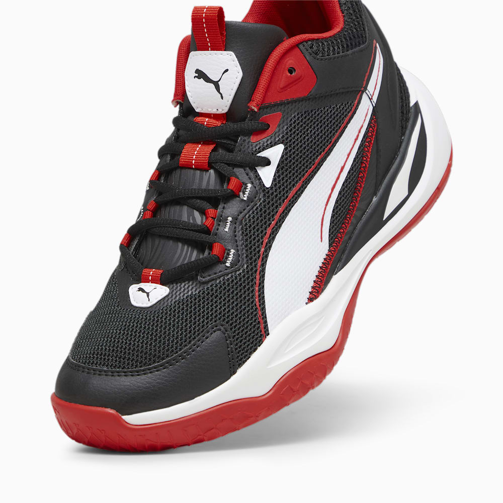 Puma Playmaker Sneakers - Black-White-For All Time Red