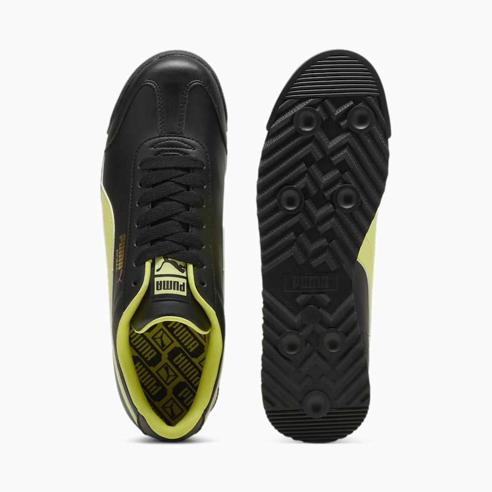 Puma Roma Basic+ Sneakers - Black-Lime Sheen