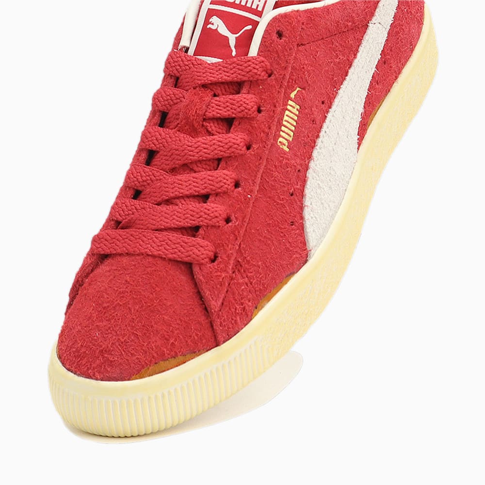 Puma Suede VTG Neverworn III Sneakers - Warm White-Club Red