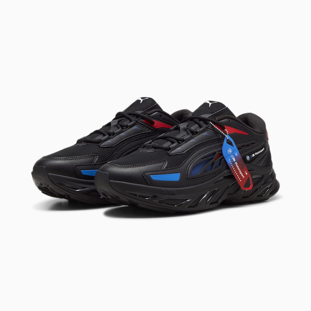 Puma BMW M Motorsport Exotek NITRO™ Sneakers - Black-Pop Red-Cool Cobalt