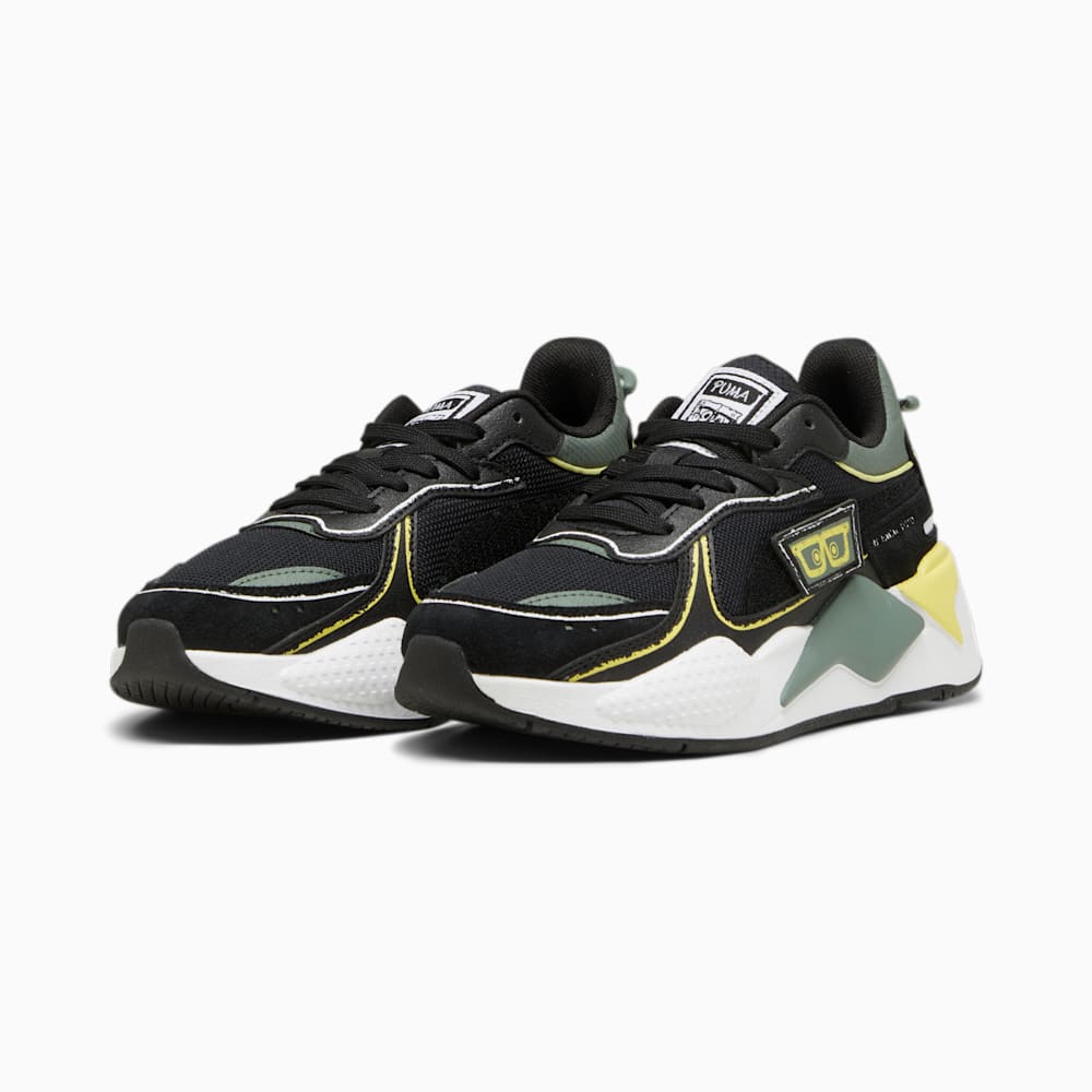 Puma PUMA x SPONGEBOB SQUAREPANTS RS-X Big Kids Sneakers - Black-Lemon Meringue