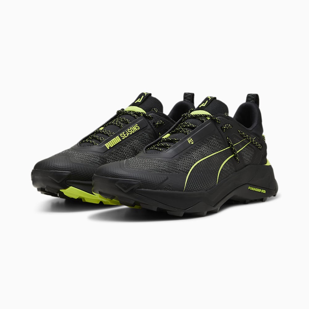 Puma SEASONS Explore NITRO™ Hiking Shoes - Black-Lime Pow