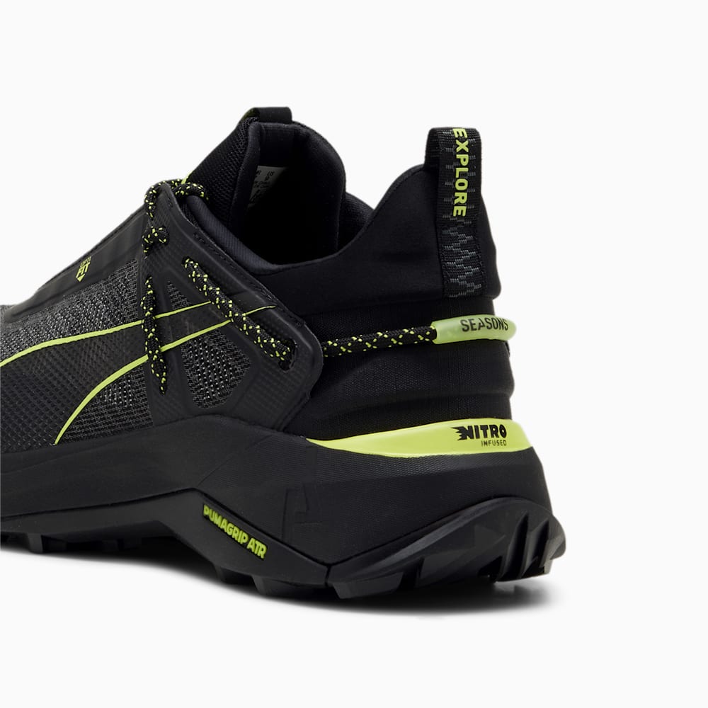 Puma SEASONS Explore NITRO™ Hiking Shoes - Black-Lime Pow