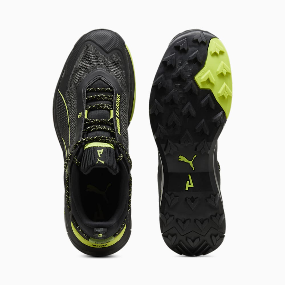 Puma SEASONS Explore NITRO™ Hiking Shoes - Black-Lime Pow