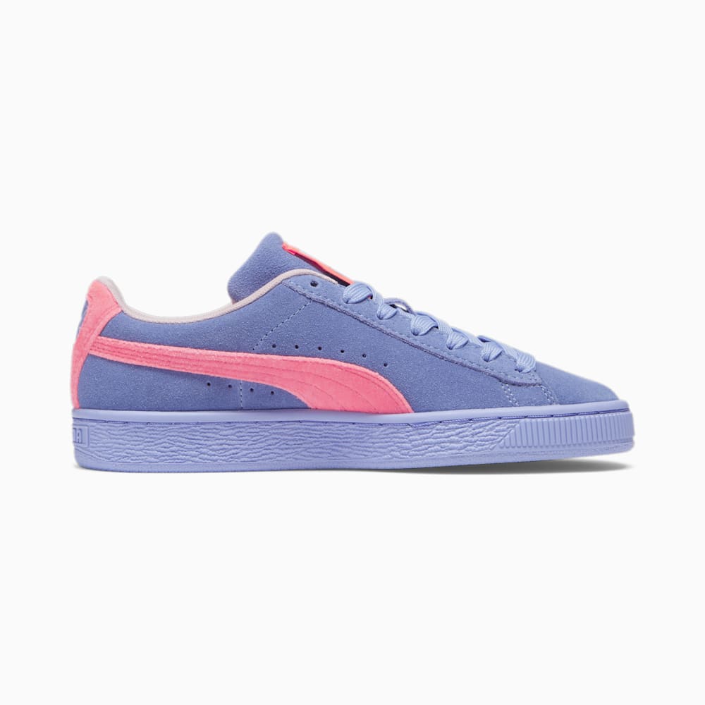 Puma Suede Valentine's Big Kids Sneakers - Elektro Purple-Ignite Pink