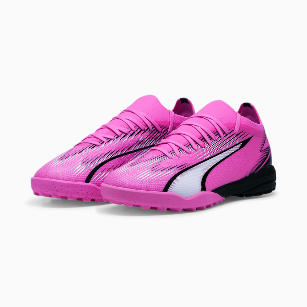 Puma ULTRA MATCH TT Soccer Cleats - Poison Pink-White-Black