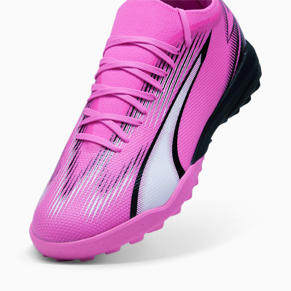 Puma ULTRA MATCH TT Soccer Cleats - Poison Pink-White-Black