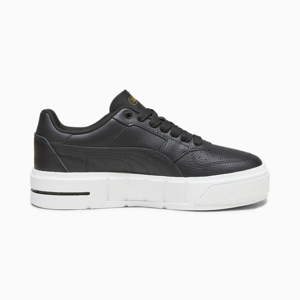 Puma PUMA Cali Court Big Kids Leather Sneakers - Black-White