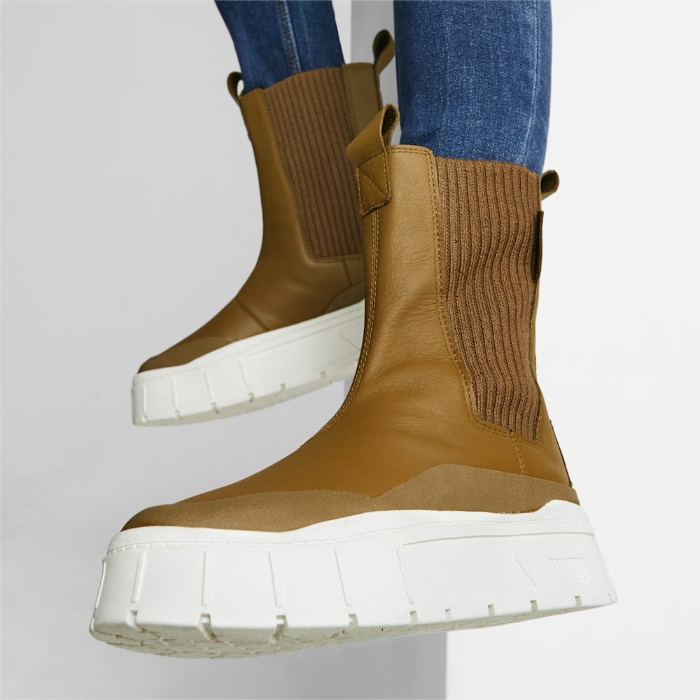 Puma Mayze Stack Chelsea Winter Boots - Chocolate Chip