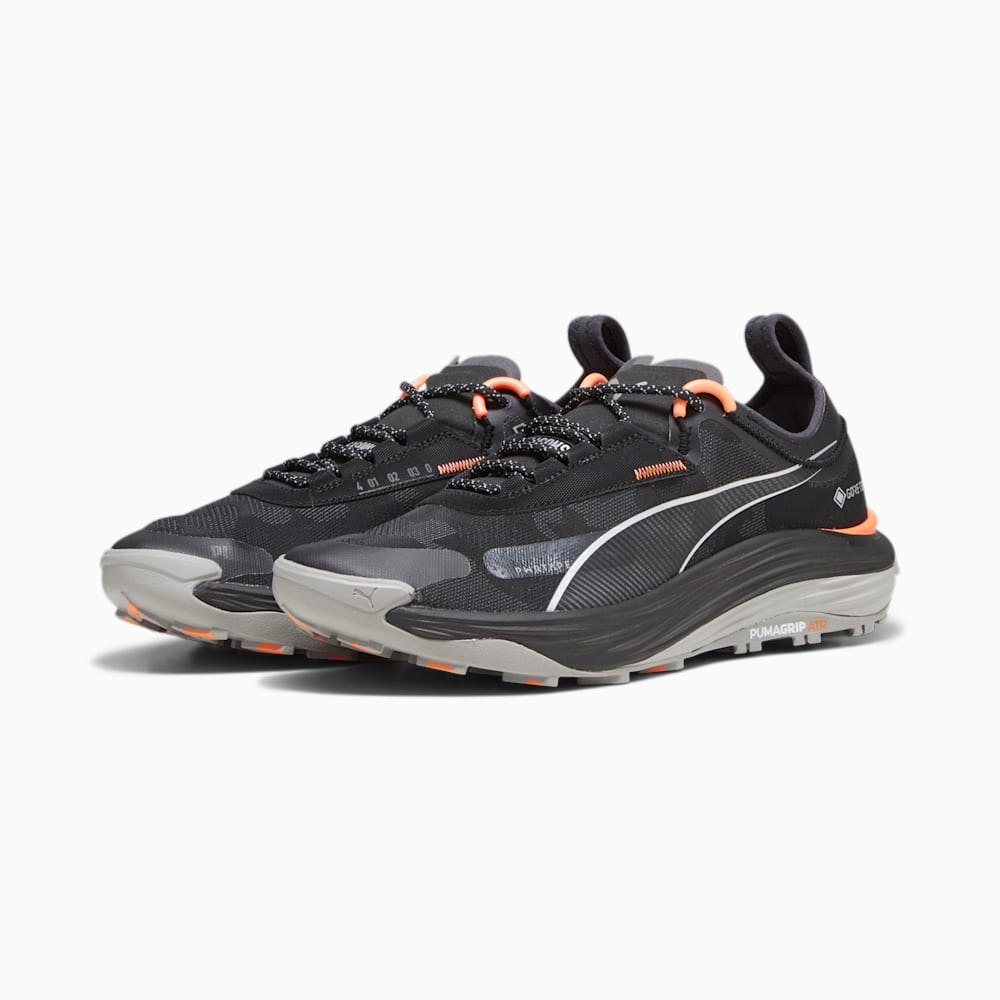 Puma Voyage NITRO™ 3 Gore-Tex® Trail Running Shoes - Black-Neon Sun