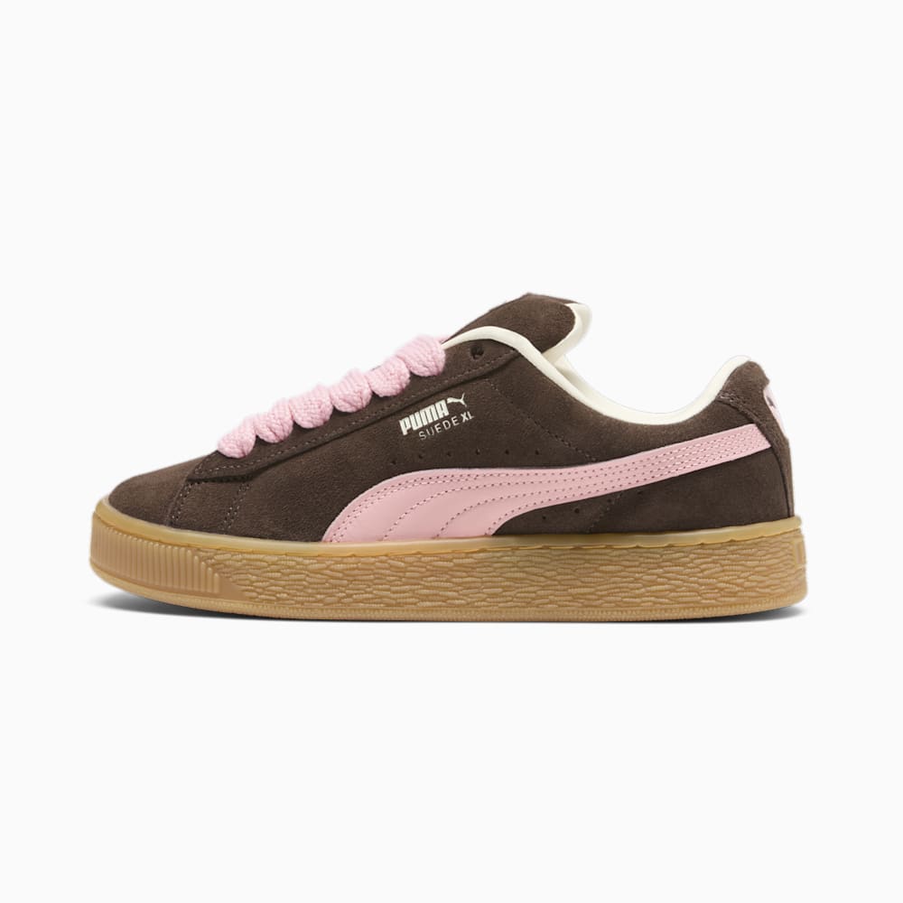 Puma Suede XL Sneakers - Chestnut Brown-Peach Smoothie-Frosted Ivory