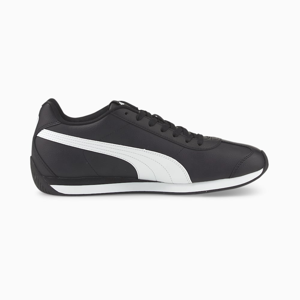 Puma Turin III Trainers - Black-White