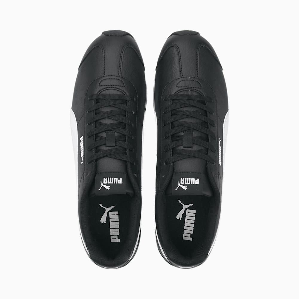 Puma Turin III Trainers - Black-White