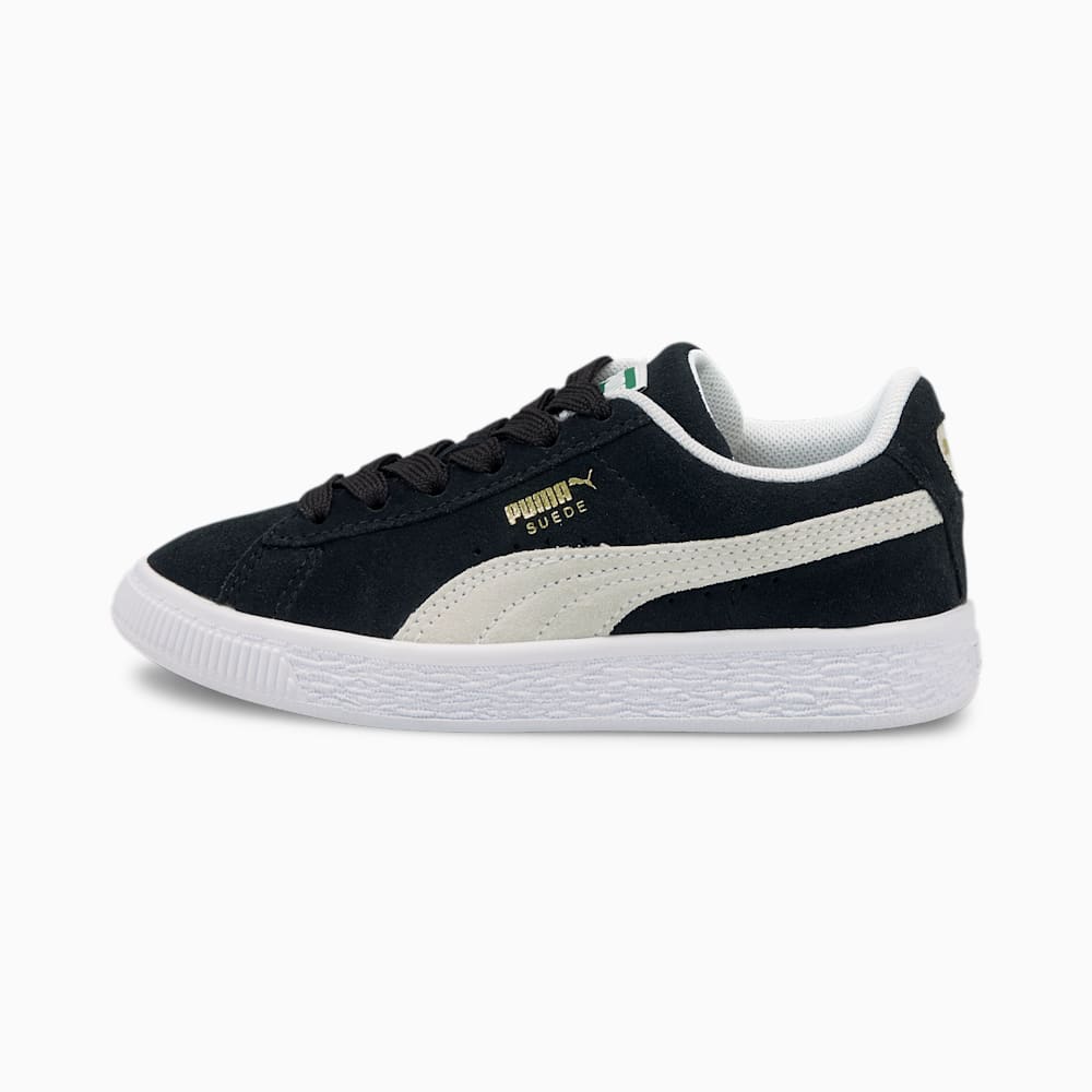 Puma Suede Classic XXI Little Kids Shoes - Black-White