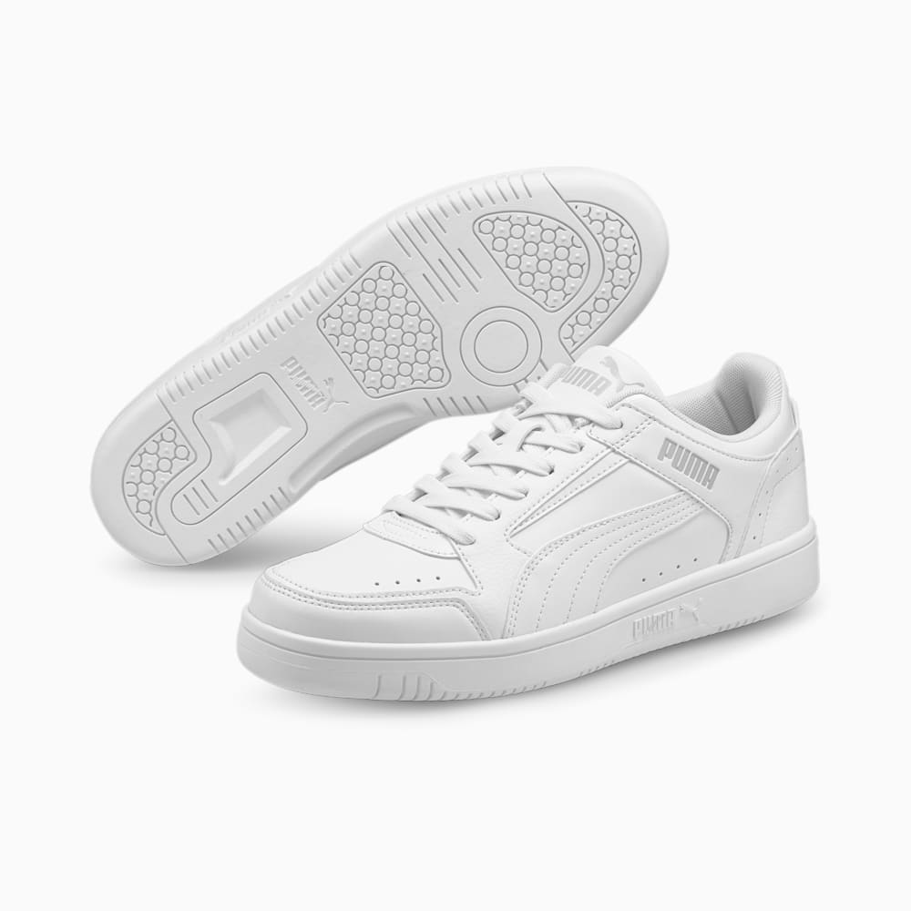 Puma Rebound Joy Low Sneakers - White-White-Gray Violet